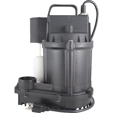 All-Source 1/3 HP Cast-Iron Submersible Sump Pump 3SVS